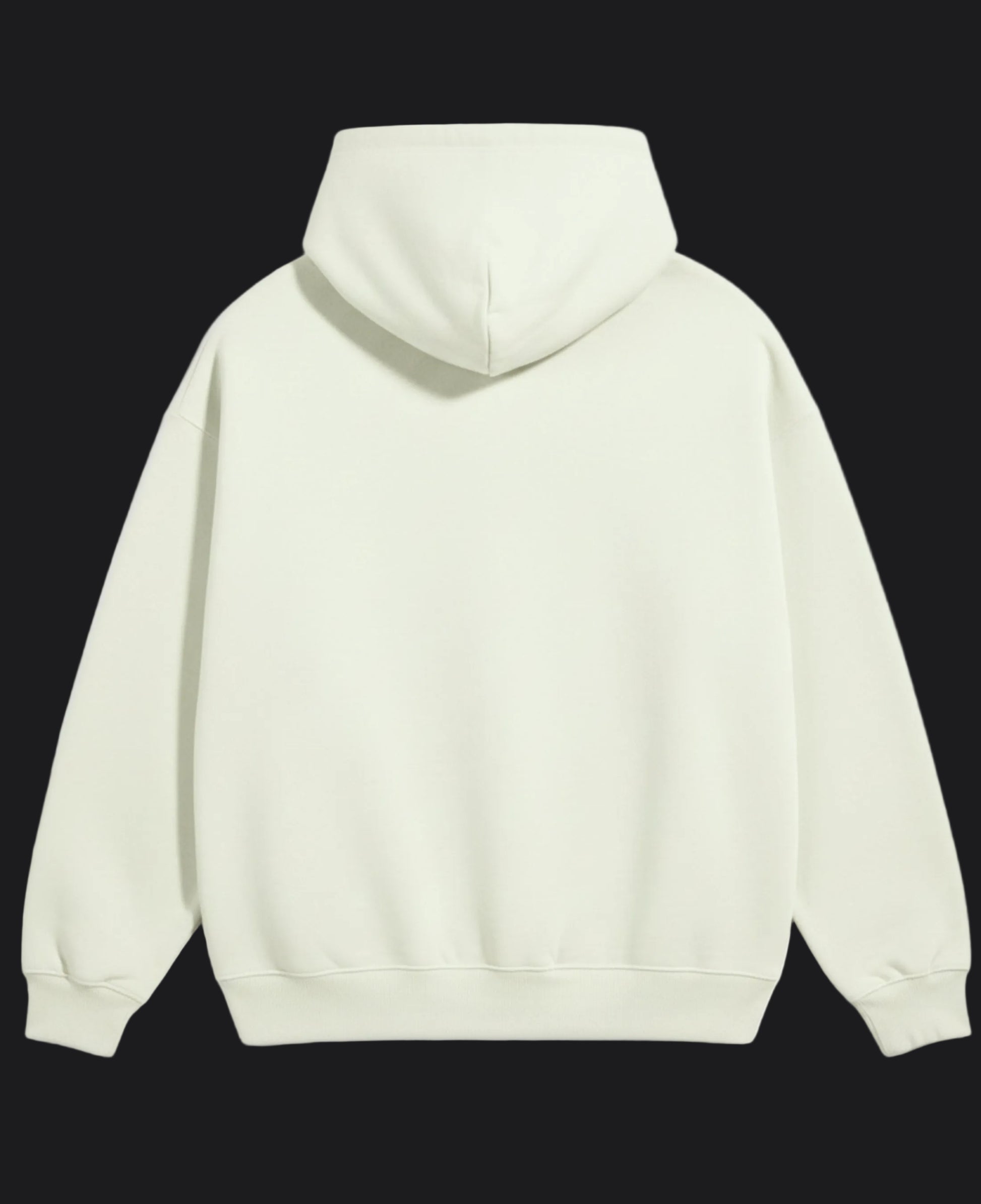 Unusual Oversized Hoodie Off White - Xarlo