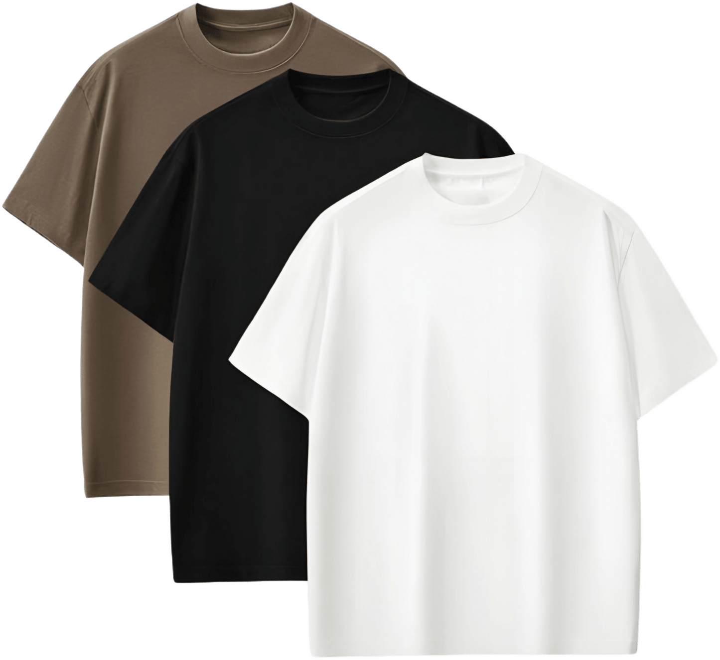 Osized Solids White Black Brown - Xarlo