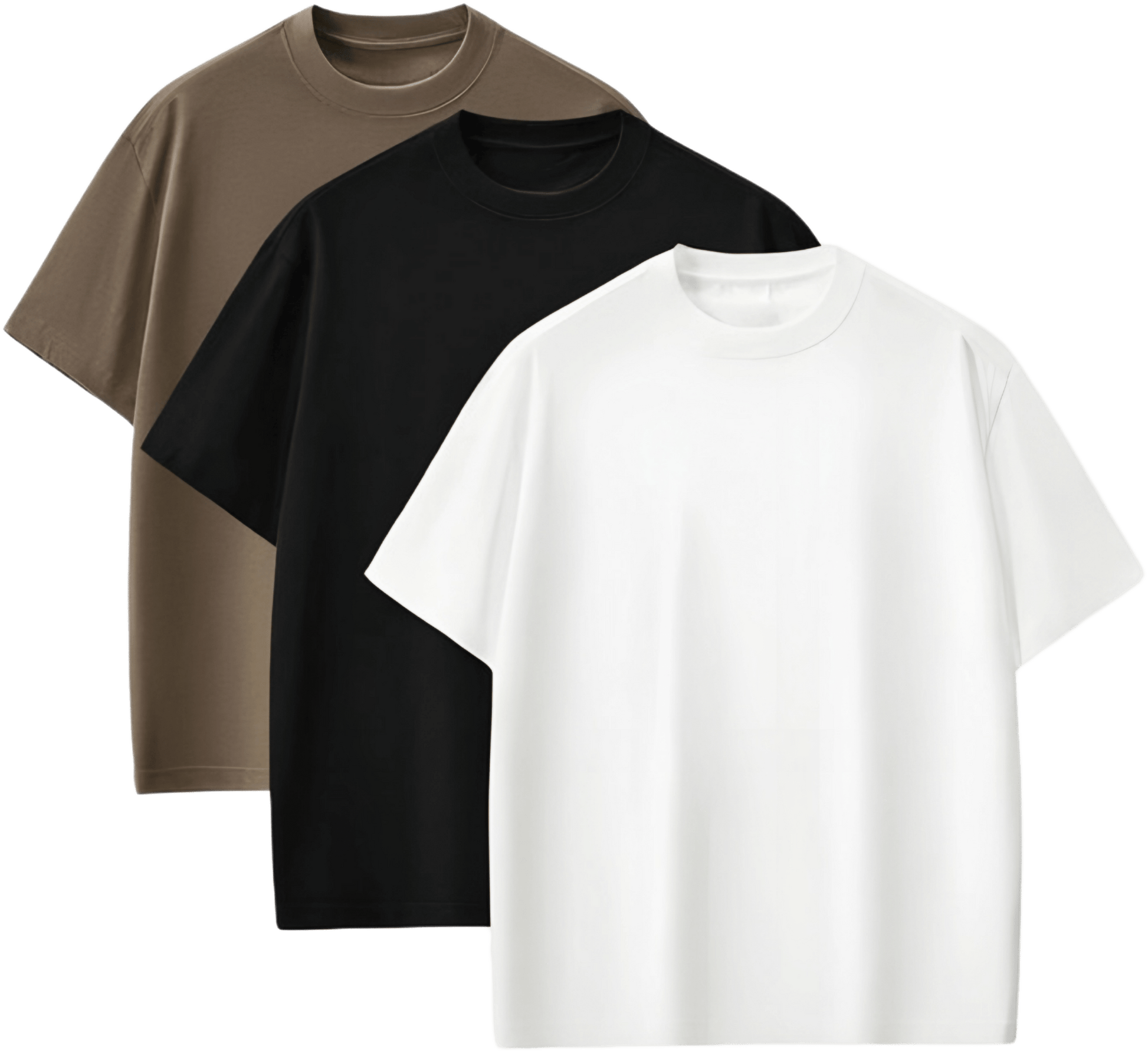 Osized Solids White Black Brown - Xarlo